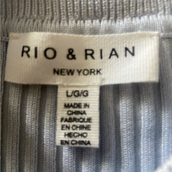 White Ribbed Knit Top - Picture 2 of 7